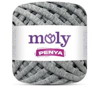 100% Combed Cotton T-Shirt Yarn | 250g 90m | Fabric Yarn for Crochet & Knitting | Bags, Baskets, Rugs, Cushions, Poufs & DIY Home Decor (1010 Silver Grey)