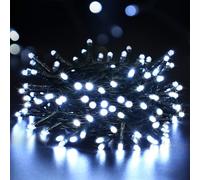 SHATCHI 100 Cool White LEDs Battery Operated Fairy Lights Waterproof Indoor/Outdoor 8 Changing Modes Timer Christmas Wedding Party Birthday Decorations