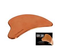 100% Copper Gua Sha Tool for Face, Neck & Body - Antibacterial Skincare Tool for Lymphatic Drainage, Wrinkle Reduction & Collagen Boosting | Eco-Friendly & Durable Massage Tool for Radiant Skin