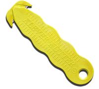 100 cortadores de cajas de seguridad Klever Kutter - Abridor de paquetes de seguridad Safex - Cortador de cartón utilitario (100, Amarillo)