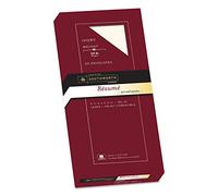 100% Cotton #10 Resume Envelope, Ivory, 24 lbs., Wove, 50/Box, Sold as 50 Each