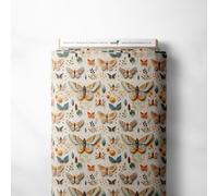 100% Cotton 3D Digital Effect Printed Visual Pattern Novelty Quilting Craft Dress Quality Sewing Fabric Material | 40 Designs | 55" - 140 cm Wide (per Half Metre, Papillon)