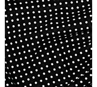 100% Cotton 3mm Polka Dot * Rose & Hubble * Superior Poplin Fabric in 40 Colours (Black) (ONE METRE)