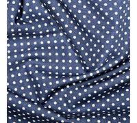 100% Cotton 3mm Polka Dot * Rose & Hubble * Superior Poplin Fabric in 40 Colours (Copen) (ONE METRE)