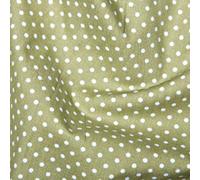 100% Cotton 3mm Polka Dot * Rose & Hubble * Superior Poplin Fabric in 40 Colours (Green) (Half METRE)