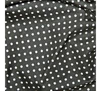 100% Cotton 3mm Polka Dot * Rose & Hubble * Superior Poplin Fabric in 40 Colours (Grey) (Half METRE)