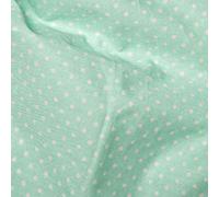 100% Cotton 3mm Polka Dot * Rose & Hubble * Superior Poplin Fabric in 40 Colours (Mint) (Half METRE)