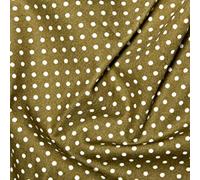 100% Cotton 3mm Polka Dot * Rose & Hubble * Superior Poplin Fabric in 40 Colours (Moss) (ONE METRE)