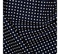 100% Cotton 3mm Polka Dot * Rose & Hubble * Superior Poplin Fabric in 40 Colours (Navy) (ONE METRE)