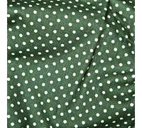 100% Cotton 3mm Polka Dot * Rose & Hubble * Superior Poplin Fabric in 40 Colours (Old Green) (Fat Quarter)
