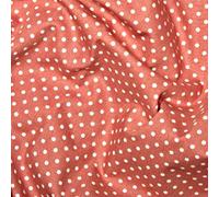 100% Cotton 3mm Polka Dot * Rose & Hubble * Superior Poplin Fabric in 40 Colours (Pink) (Half METRE)