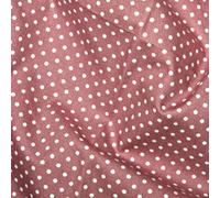 100% Cotton 3mm Polka Dot * Rose & Hubble * Superior Poplin Fabric in 40 Colours (Rose) (Half METRE)