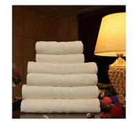 100% Cotton Bath Sheet Towels 500gsm Bathroom Large Soft Combed Absorbent 90 x 140 Cm, Cream