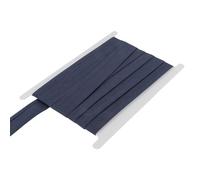 100% Cotton Bias Binding Tape 1/2 Inch 13mm 1 Inch 25mm Wide Sewing Bunting Per 25 Meters (1 Inch/25mm Wide, Navy Blue)