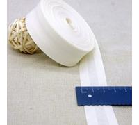 100% Cotton Bias Binding Tape 25mm for Sewing Bunting Edging Trimming 1 Inch (Cream,5 metres)