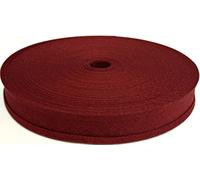 100% Cotton Bias Binding Tape 5m, Double Folded 5 Metre Roll, 1 Inch 25mm Wide, Edging for Sewing, Bunting, Upholstery, Furniture, Piping & Garments (Wine 6359)