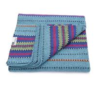 100% Cotton Blanket Throw Over Sofa Cover - Multipurpose Beach Gym Yoga Travel Camping Picnic Mat - Colorful Furniture Sofa Chair Cover - Multifuncional Outdoor Hardwearing Fabric Blanket (Budapest)