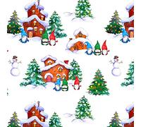 100% Cotton Christmas Fabric Material Sold by The Metre 140cm Wide - Gonk Holiday - CC493 - ONE METRE