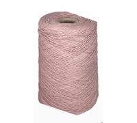 100% Cotton Cone Yarn - Italian Quality Yarn for Knitting, Crochet & Handmade Crafts (Ash Pink, 300g/10.6oz (1320m/1440yds))