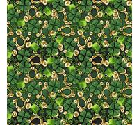 100% Cotton Digital Fabric Luck of The Irish St Patrick's Day 140cm Wide (Sold per Half metre)