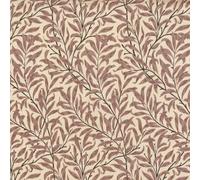 100% Cotton Digital Fabric William Morris Willow Bough Vines Floral Flower (Sold Per Half Metre) (Rose)