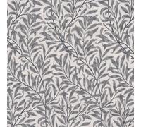 100% Cotton Digital Fabric William Morris Willow Bough Vines Floral Flower (Sold Per Half Metre) (Silver)