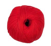 100% Cotton Double Knitting Yarn - Soft, Matte Finish - Lightweight & Breathable - Ideal for Summer Garments, Baby Items & Accessories - 50g - Simply Cotton DK 027 Poppy