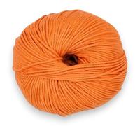 100% Cotton Double Knitting Yarn - Soft, Matte Finish - Lightweight & Breathable - Ideal for Summer Garments, Baby Items & Accessories - 50g - Simply Cotton DK 122 Marigold