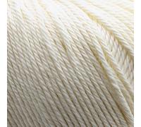 100% Cotton Double Knitting Yarn - Soft, Matte Finish - Lightweight & Breathable - Ideal for Summer Garments, Baby Items & Accessories - 50g - Simply Cotton DK 010 Chalk