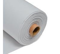 100% Cotton Fabric 60 Inch 150cm Wide 150GSM Material for Sewing, Dressmaking, Quilting, Curtain Linings, Pillowcases & Totes Fabric by The Half Metre by Discount Fabrics LTD(Silver, 1m)