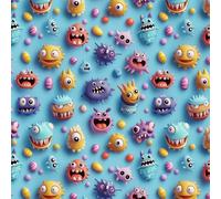 100% Cotton Fabric Digital Printed 3D Patterns Over 40 Designs at 140cm Wide - CC530 - ONE METRE