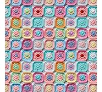 100% Cotton Fabric Digital Printed 3D Patterns Over 40 Designs at 140cm Wide - CC551 - Half METRE