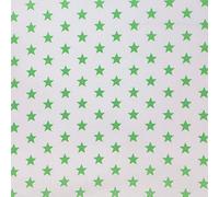 100% Cotton Fabric Small Stars Star on White Background 140cm Wide Crafty - Apple 140cm Wide Crafty (Price Per Half Metre)