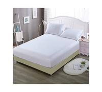 100% Cotton Fitted Sheet 22cm Extra Deep Pocket Luxury Premium Hotel Quality Soft Breathable Hypoallergenic Bottom Bed Linen For Single Double King Super King 1 Piece Only Easy Care Machine Washable
