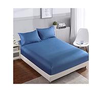 100% Cotton Fitted Sheet 27cm Extra Deep Pocket Luxury Hotel Quality Bottom Bed Linen For Single For Double For King For Queen For Twin For Full Size 1 Piece Only Without Pillowcase