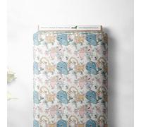 100% Cotton Harmony Nature Animals Design Children Kids Craft Fabric Material | 55" - 140 cm Wide (Per Half Metre, Giraffe)