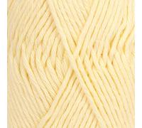 100% Cotton Knitting and Crochet Yarn, 4 or Medium, Aran Weight, Drops Paris, 1.8 oz 82 Yards per Ball (19 Light Yellow)