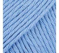 100% Cotton Knitting and Crochet Yarn, 4 or Medium, Aran Weight, Drops Paris, 1.8 oz 82 Yards per Ball (73 Cornflower Blue)
