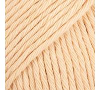 100% Cotton Knitting and Crochet Yarn, 4 or Medium, Aran Weight, Drops Paris, 1.8 oz 82 Yards per Ball (74 Apricot Cream)