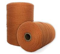100% Cotton Loom Warp Thread (Vintage Orange), 8/4 Warp Yarn (800 Yards), Perfect for Weaving: Carpet, Tapestry, Rug, Blanket or Pattern - Warping Thread for Any Loom