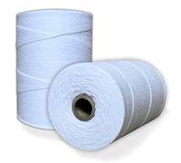 100% Cotton Loom Warp Yarn (Pure White), 8/4 Warp Yarn (800 Yards), perfect for weaving carpets, tapestries, rugs, blankets or patterns - warp thread for every loom