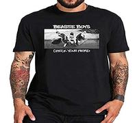 100% Cotton Mens T Shirt Beastie Boys Check Your Head Punk Band Tshirts Hipster Breathable Fitness Crew Neck Camiseta Tops Size XL Black