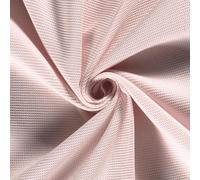 100% Cotton Micro Waffle Honeycomb Pique Fabric Material Light Pink 1MTR