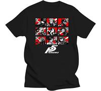 100% Cotton O-Neck Tshirt Men T Shirt Persona 5 - Phantom Thieves - Persona 5 Women T-Shirt (X-Large)