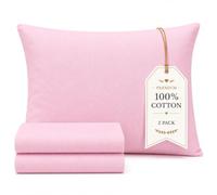 100% Cotton Pillow Cases 2 PacK (50x70) cm Baby Pink