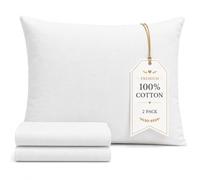 100% Cotton Pillow Cases 2 PacK (50x70) cm White