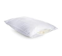 100% Cotton Pillow Shell Replacement, Empty DIY Pillow Casing for Custom Filling, Sew to Close Design, No Zipper, 250 Thread Count, Solid White, Solid White, Queen 20x30