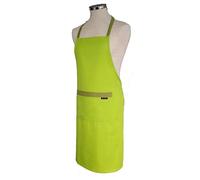 100% Cotton Plain and Simple Lime Green Apron Adults