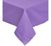 100% Cotton Plain Fabric Tablecloth Square Rectangular Round Dining Table Cover