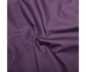 100% Cotton Poplin Fabric - Plain Plum ~ Purple - Craft Fabric Material Metre